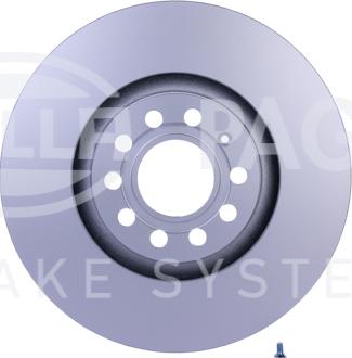 HELLA 8DD 355 127-591 - Bremžu diski autospares.lv