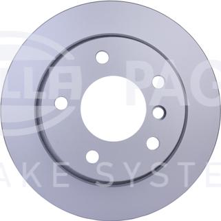 HELLA 8DD 355 127-181 - Тормозной диск www.autospares.lv