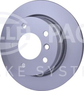 HELLA 8DD 355 127-181 - Тормозной диск www.autospares.lv