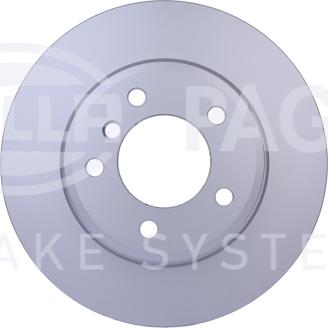 HELLA 8DD 355 127-391 - Тормозной диск www.autospares.lv