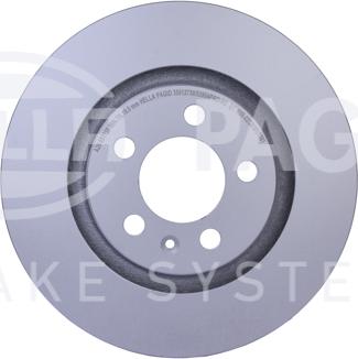 HELLA 8DD 355 127-301 - Тормозной диск www.autospares.lv