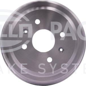 HELLA 8DT 355 300-961 - Тормозной барабан www.autospares.lv