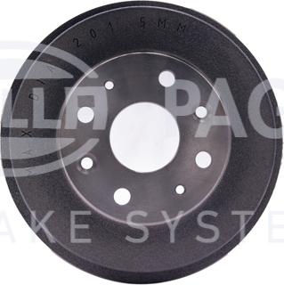 HELLA 8DT 355 300-761 - Bremžu trumulis www.autospares.lv