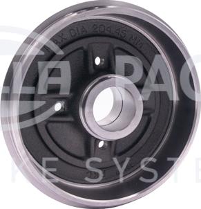 HELLA 8DT 355 301-071 - Bremžu trumulis www.autospares.lv