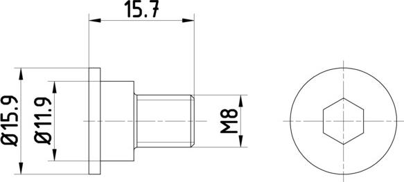 HELLA 8DZ 355 209-031 - Skrūve, Bremžu disks www.autospares.lv