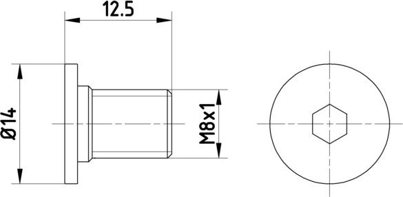 HELLA 8DZ 355 209-021 - Skrūve, Bremžu disks www.autospares.lv