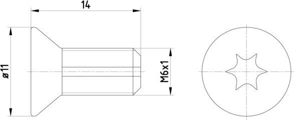 HELLA 8DZ 355 209-121 - Skrūve, Bremžu disks www.autospares.lv