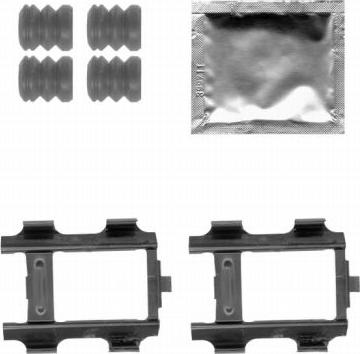 HELLA 8DZ 355 205-081 - Piederumu komplekts, Bremžu suports www.autospares.lv