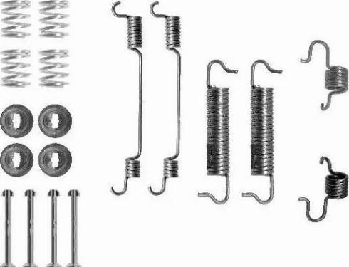 HELLA 8DZ 355 200-531 - Piederumu komplekts, Bremžu loki www.autospares.lv