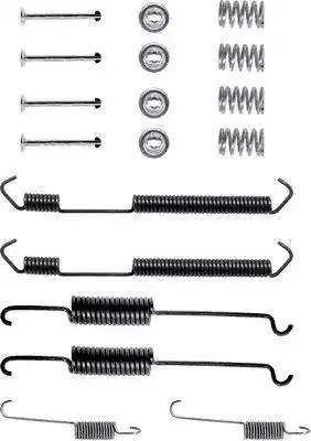 HELLA 8DZ 355 200-191 - Piederumu komplekts, Bremžu loki www.autospares.lv