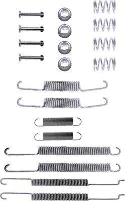 HELLA 8DZ 355 200-141 - Piederumu komplekts, Bremžu loki autospares.lv