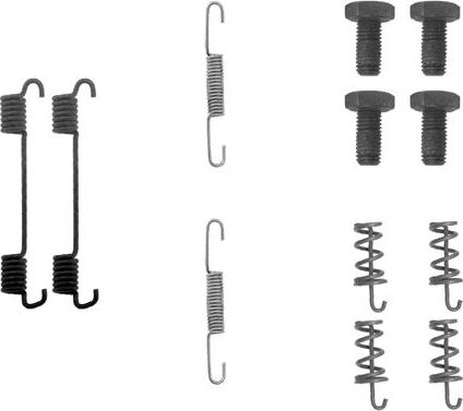 HELLA 8DZ 355 201-701 - Piederumu komplekts, Stāvbremzes mehānisma bremžu loks www.autospares.lv