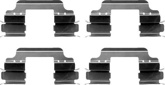 HELLA 8DZ 355 203-141 - Accessory Kit for disc brake Pads www.autospares.lv