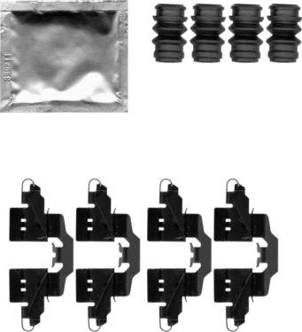 HELLA 8DZ 355 203-881 - Accessory Kit for disc brake Pads www.autospares.lv