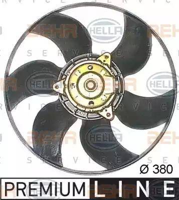 HELLA 8EW 009 158-501 - Ventilators, Motora dzesēšanas sistēma www.autospares.lv