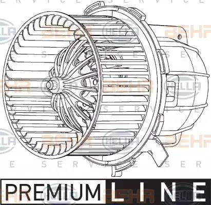 HELLA 8EW 351 040-251 - Salona ventilators www.autospares.lv