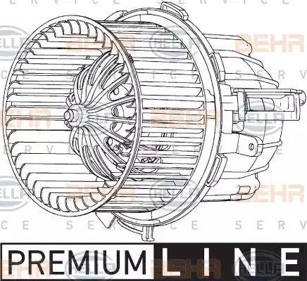 HELLA 8EW 351 040-261 - Salona ventilators www.autospares.lv