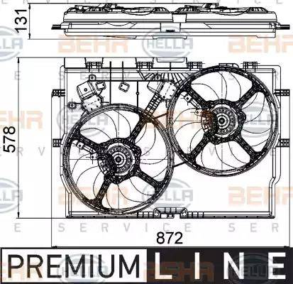 HELLA 8EW 351 041-441 - Ventilators, Motora dzesēšanas sistēma www.autospares.lv