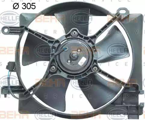 HELLA 8EW 351 041-381 - Ventilators, Motora dzesēšanas sistēma www.autospares.lv