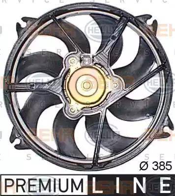 HELLA 8EW 351 043-621 - Ventilators, Motora dzesēšanas sistēma www.autospares.lv