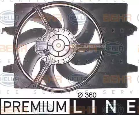 HELLA 8EW 351 043-771 - Ventilators, Motora dzesēšanas sistēma www.autospares.lv