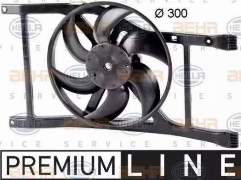 HELLA 8EW 351 042-581 - Ventilators, Motora dzesēšanas sistēma www.autospares.lv