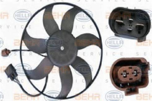 HELLA 8EW 351 039-191 - Ventilators, Motora dzesēšanas sistēma www.autospares.lv