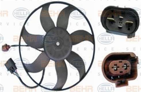 HELLA 8EW 351 039-794 - Ventilators, Motora dzesēšanas sistēma www.autospares.lv