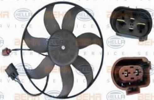 HELLA 8EW 351 039-791 - Ventilators, Motora dzesēšanas sistēma www.autospares.lv