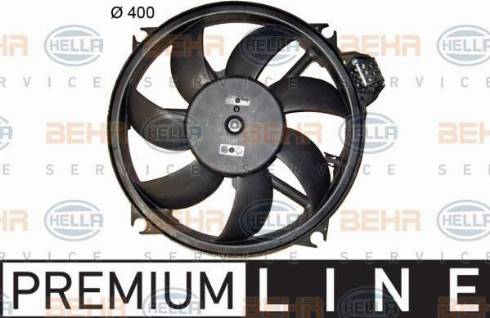 HELLA 8EW 351 149-581 - Ventilators, Motora dzesēšanas sistēma www.autospares.lv