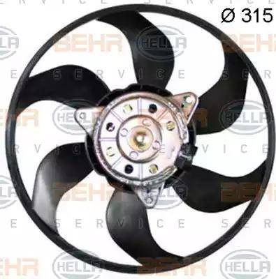 HELLA 8EW 351 150-194 - Ventilators, Motora dzesēšanas sistēma www.autospares.lv