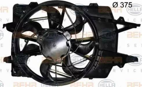 HELLA 8EW 351 150-384 - Ventilators, Motora dzesēšanas sistēma www.autospares.lv