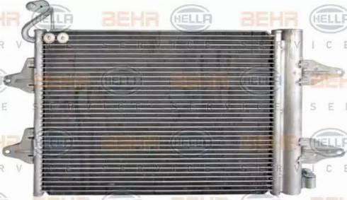 HELLA 8FC 351 301-534 - Kondensators, Gaisa kond. sistēma www.autospares.lv