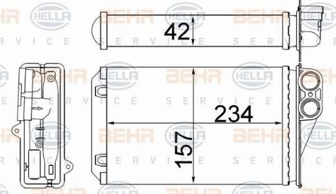 HELLA 8FH 351 511-564 - Siltummainis, Salona apsilde www.autospares.lv