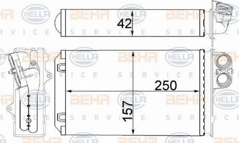 HELLA 8FH 351 511-514 - Siltummainis, Salona apsilde www.autospares.lv