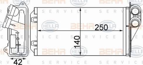 HELLA 8FH 351 511-524 - Siltummainis, Salona apsilde www.autospares.lv