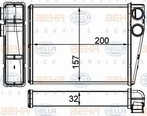 HELLA 8FH 351 511-744 - Siltummainis, Salona apsilde www.autospares.lv