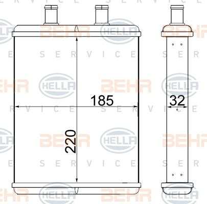 HELLA 8FH 351 000-154 - Siltummainis, Salona apsilde www.autospares.lv