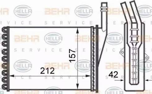 HELLA 8FH 351 024-351 - Siltummainis, Salona apsilde www.autospares.lv