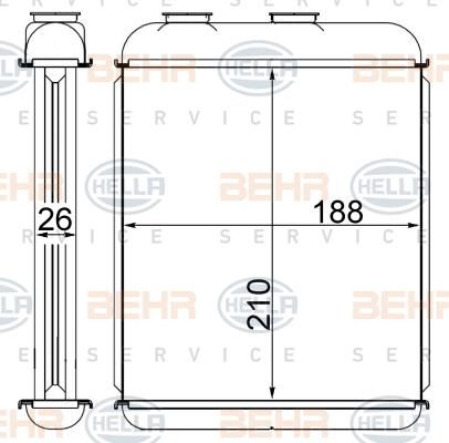 HELLA 8FH 351 024-274 - Siltummainis, Salona apsilde www.autospares.lv