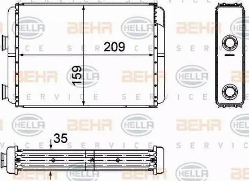 HELLA 8FH 351 308-251 - Siltummainis, Salona apsilde www.autospares.lv