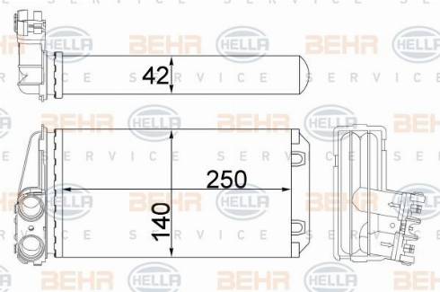 HELLA 8FH 351 315-464 - Siltummainis, Salona apsilde www.autospares.lv