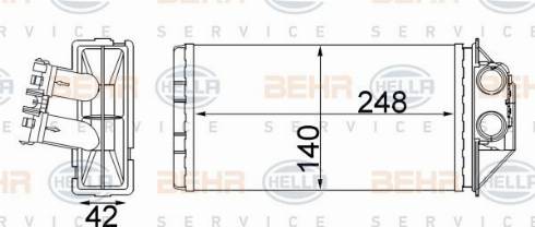 HELLA 8FH 351 315-474 - Siltummainis, Salona apsilde www.autospares.lv