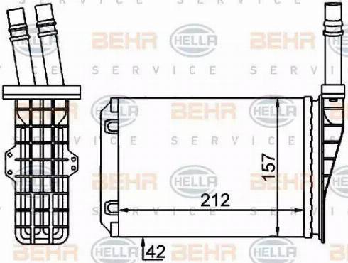 HELLA 8FH 351 316-534 - Siltummainis, Salona apsilde www.autospares.lv