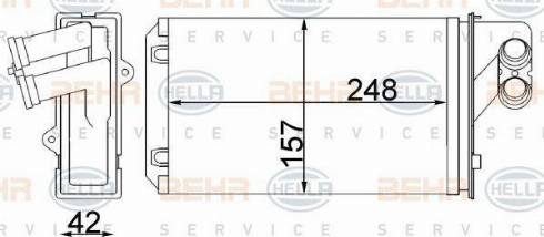 HELLA 8FH 351 311-674 - Siltummainis, Salona apsilde www.autospares.lv