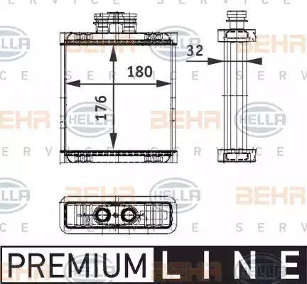 HELLA 8FH 351 311-111 - Siltummainis, Salona apsilde www.autospares.lv