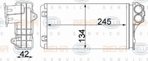 HELLA 8FH 351 311-344 - Siltummainis, Salona apsilde www.autospares.lv