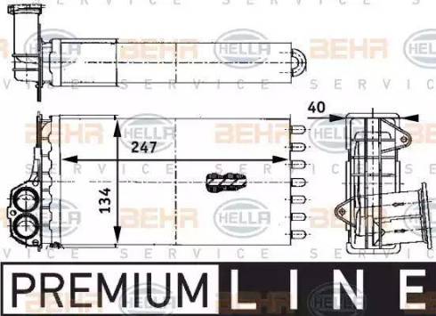 HELLA 8FH 351 311-341 - Siltummainis, Salona apsilde www.autospares.lv