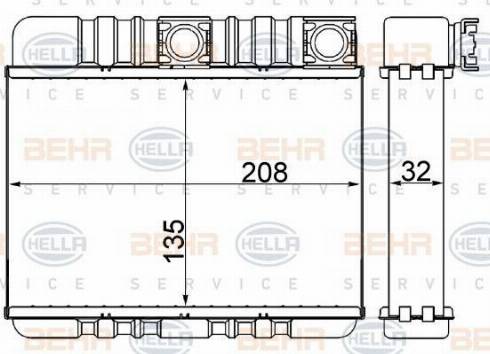 HELLA 8FH 351 311-334 - Siltummainis, Salona apsilde www.autospares.lv