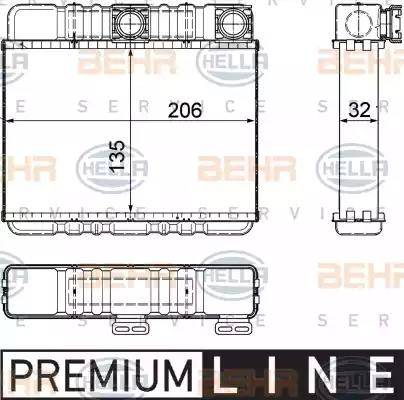 HELLA 8FH 351 311-331 - Siltummainis, Salona apsilde www.autospares.lv